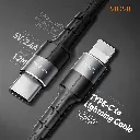 CABLE DE DATOS VIDVIE NYLON CB460 2.4A TIPO C A LIGHTNING 2.webp