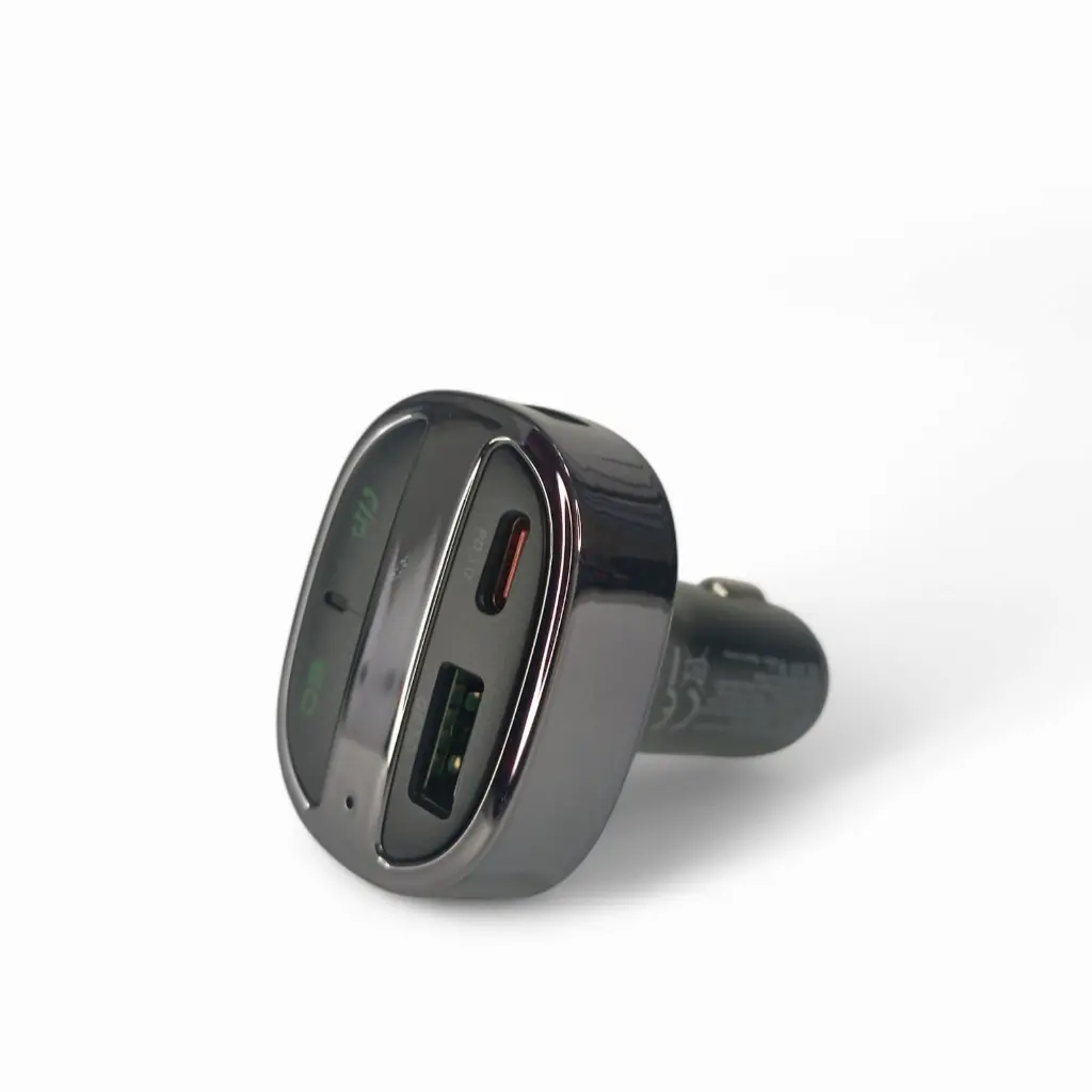 BLUETOOTH VIDVIE FM TRANSMISOR Y CARGADOR CARRO 48W FM02.webp