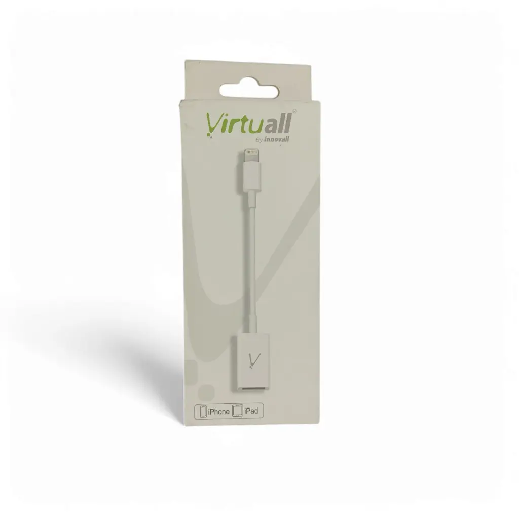 ADAPTADOR OTG IPHONE LIGHTNING A USB