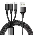 CABLE DE DATOS 3 EN 1 ACORDONADO