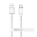 CABLE DE DATOS VIDVIE CB404T 2.1A 1 METRO USB A TIPO C