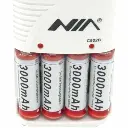 CARGADOR DE PILAS NIA C802B - C804U AA/AAA