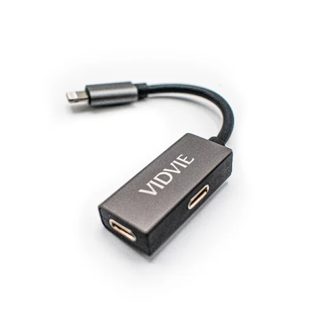 [75] ADAPTADOR VIDVIE DUAL LIGHTNING AD3202 (2 ENTRADAS)