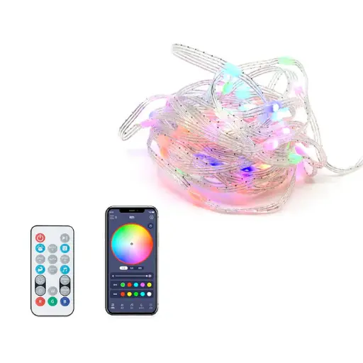 [848] CADENA DE LUCES LED RGB APP SMART RGBIC FAIRY LIGHTS