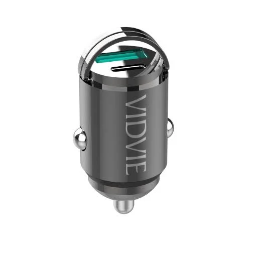 [706] CARGADOR PARA CARRO VIDVE 1PORTS TIPO C 33W  CC541